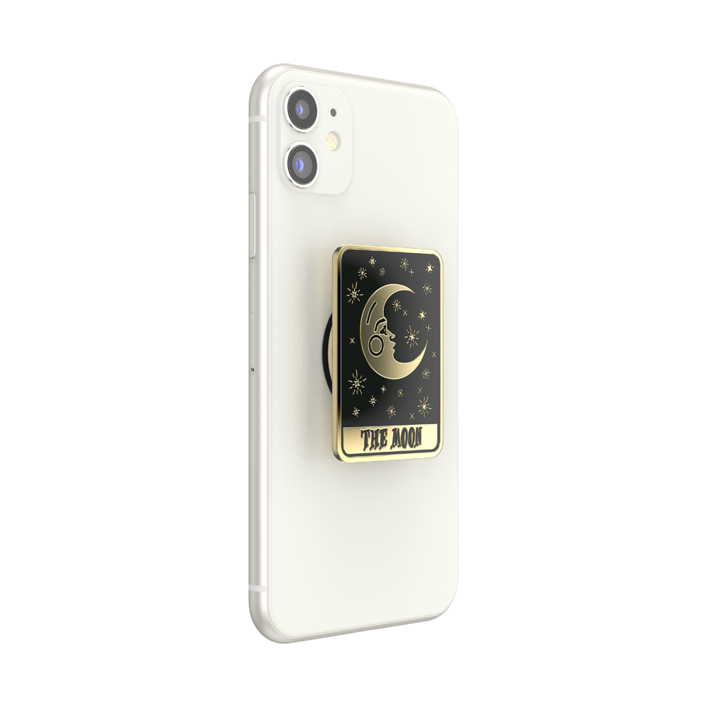 Enamel Tarot Card Moon PopGrip | PopSockets® Official