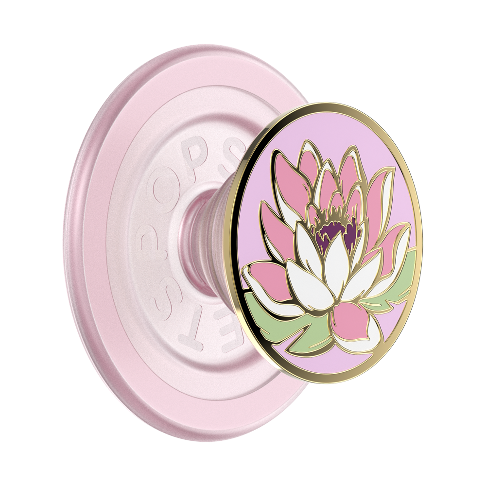 Enamel Water Lily — MagSafe PopGrip