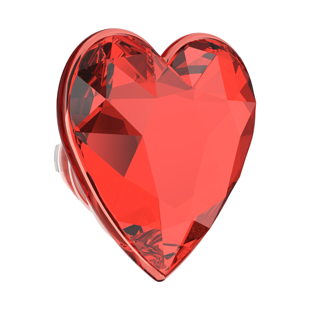 Crystal Heart Rosso — PopTop | PopTop | PopSockets