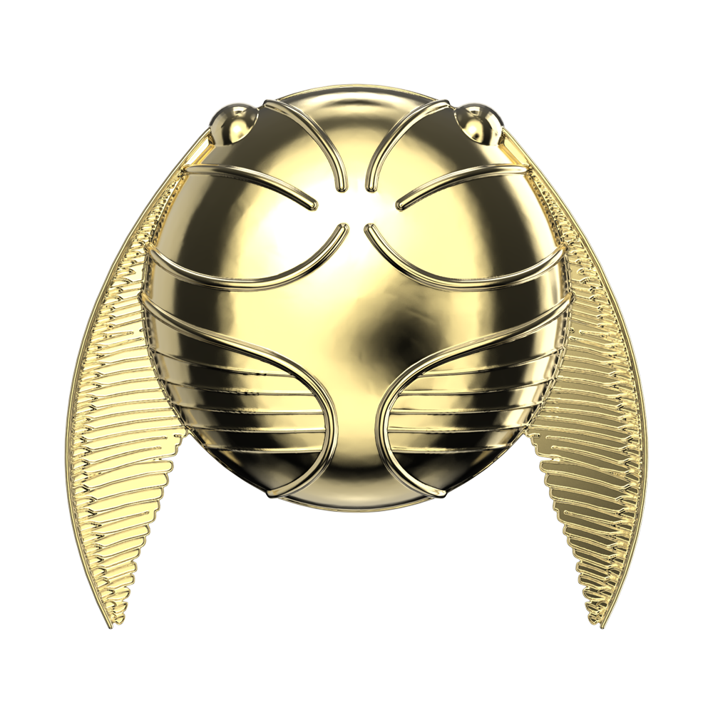 Puffy Enamel Golden Snitch — Adhesive PopGrip