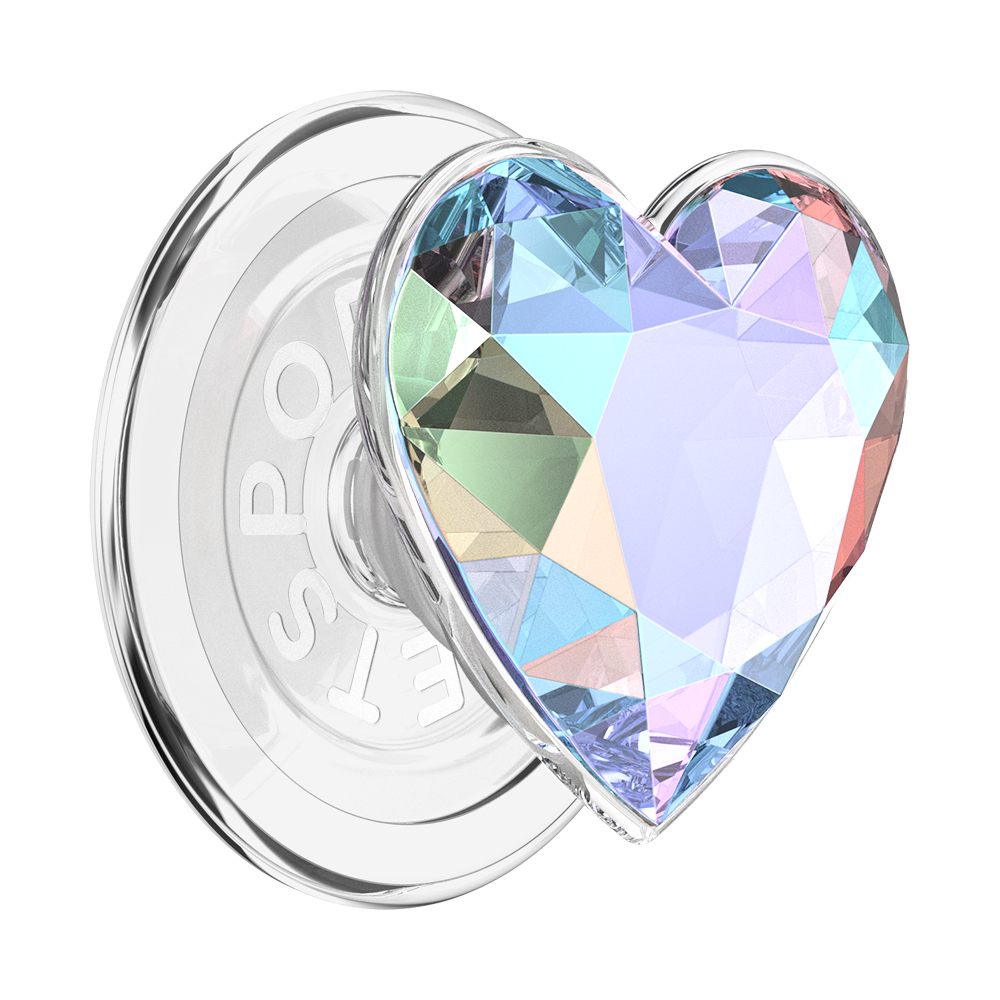 Iridescent Crystal Heart — MagSafe PopGrip | MagSafe PopGrip