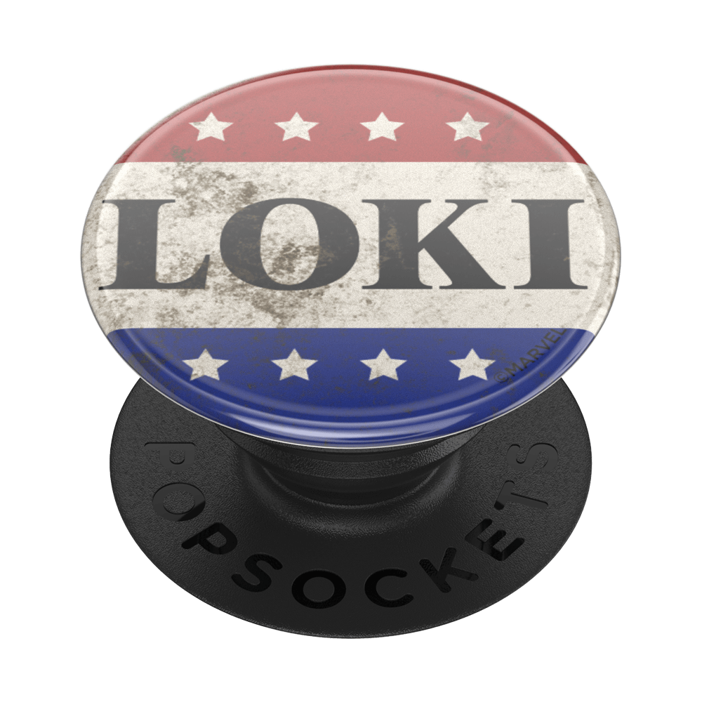 Marvel Loki Believe President Loki Poster PopSockets PopGrip Interchangeable