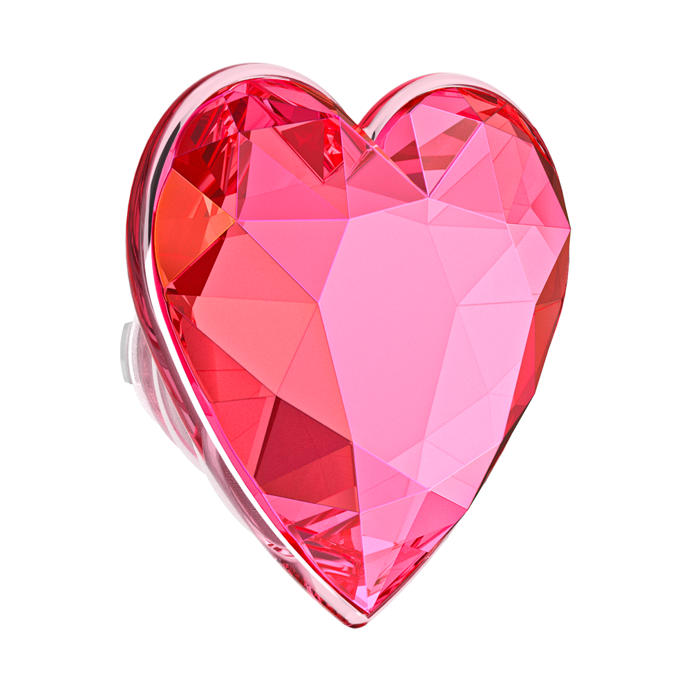 Crystal Heart Neon Pink — PopTop | PopTop | PopSockets