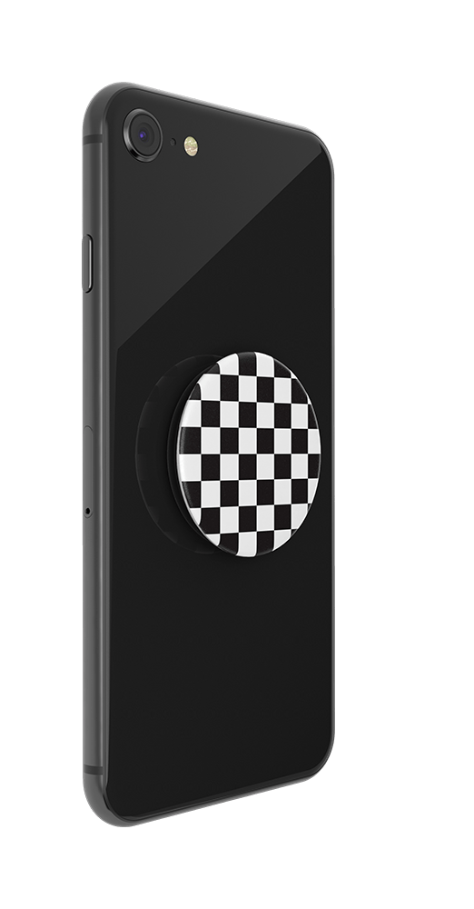 White and Black Checkered Louis Vuitton Pop Socket