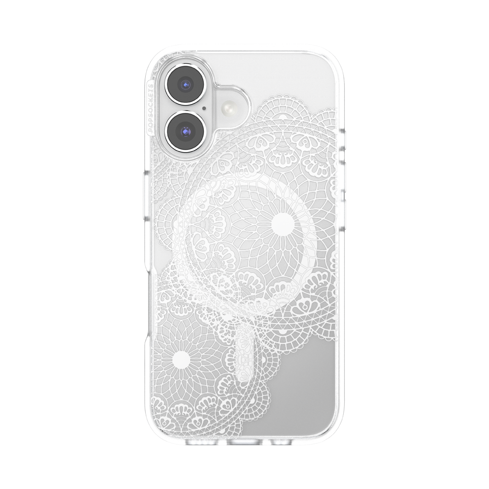 PopSockets IPhone 16 Plus Case Compatible With MagSafe, Phone Case For IPhone 16 Plus, Wireless Charging Compatible, Case Only - Butterfly Pea Blue