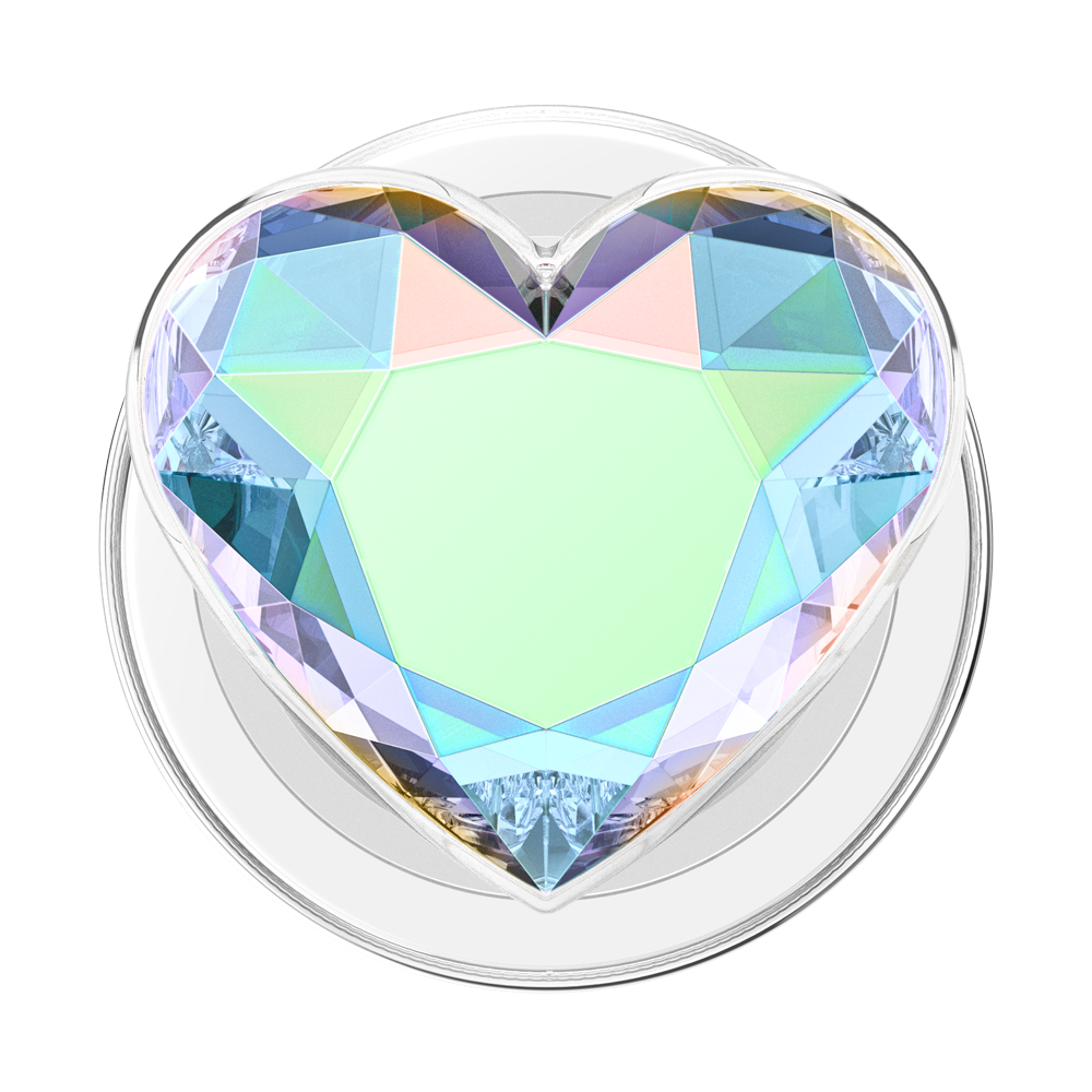 Iridescent Crystal Heart — MagSafe PopGrip | MagSafe PopGrip