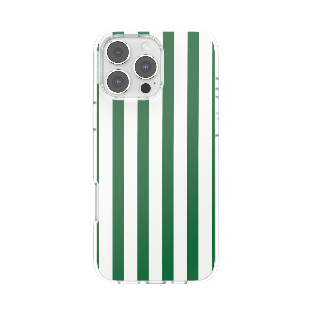 Club Stripe Green — iPhone 16 Pro Max MagSafe Case | MagSafe Cases | PopSockets