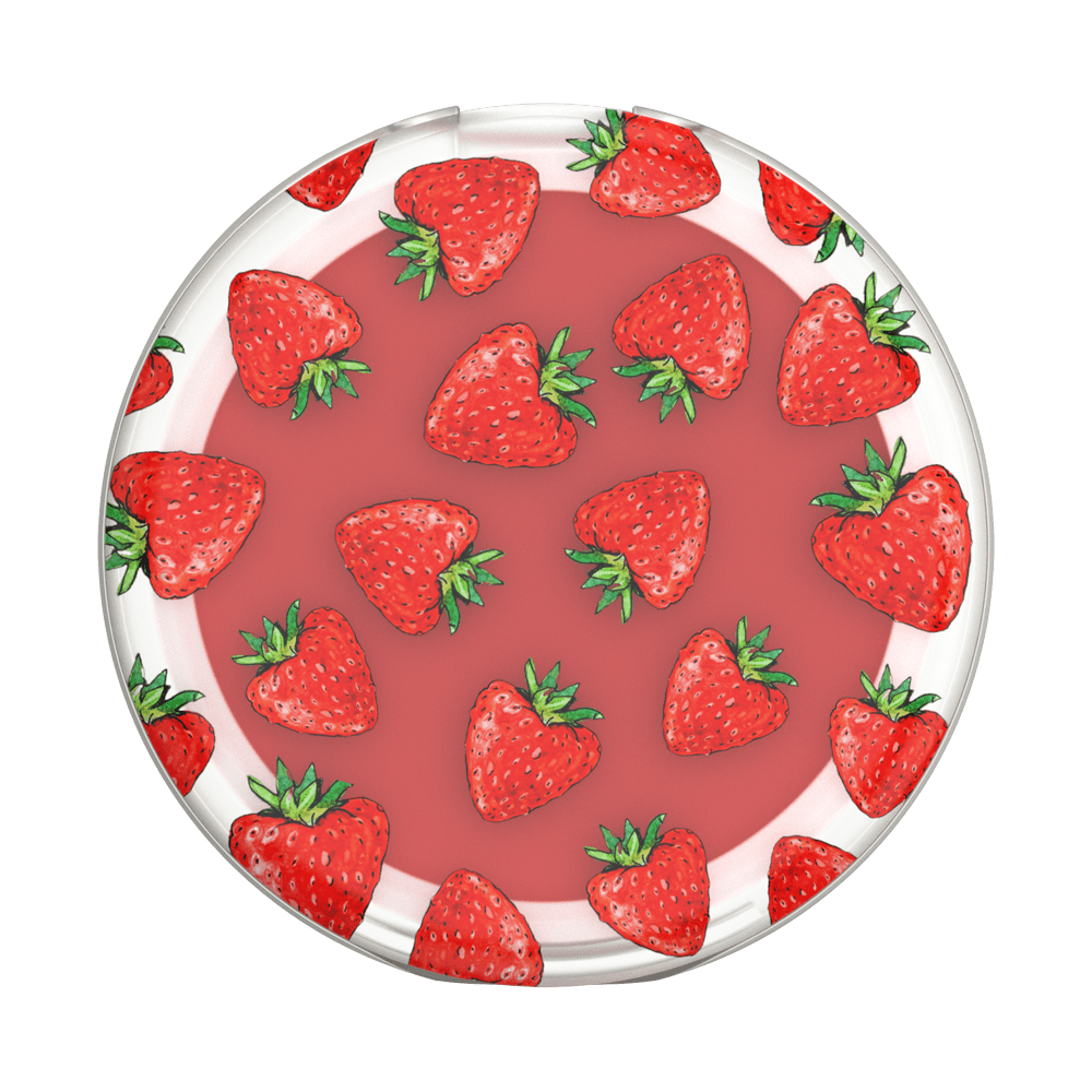 ابنة غاز سيناريو  PopGrip Lips Strawberry Feels PopGrip | PopSockets® Official
