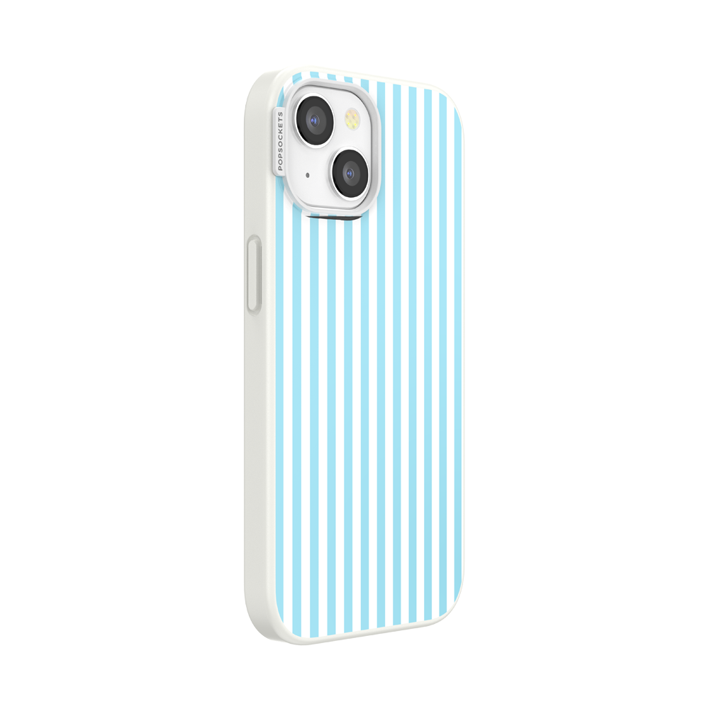Soft Blue Stripe iPhone 15 MagSafe Case | MagSafe Cases | PopSockets Soft Blue Stripe iPhone 15 MagSafe Case | MagSafe Cases | PopSockets